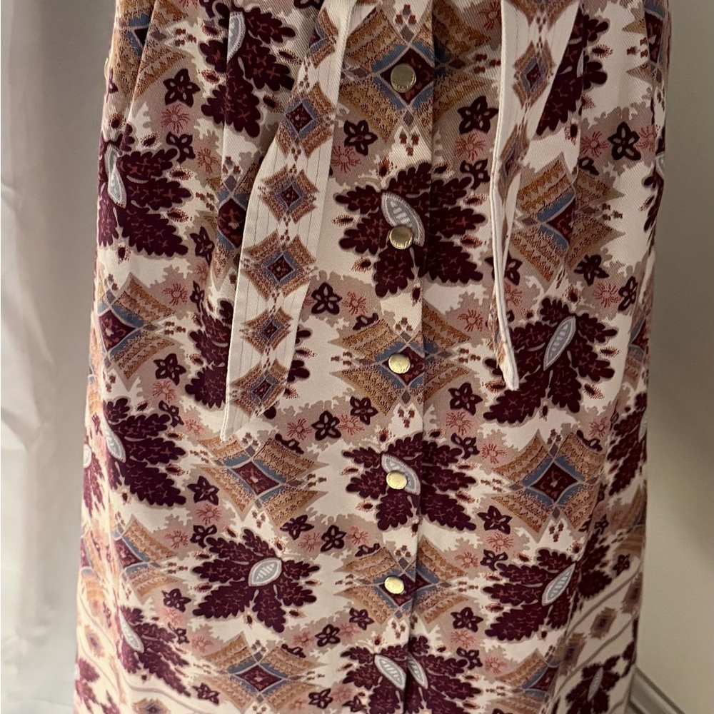 Cara Cara Multicolor Patterned A-Line Skirt